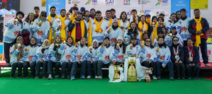 Ladakh finish on top; Army edge out ITBP to retain ice-hockey title in the Khelo India Winter Games (KIWG) in Leh, Ladakh, on Monday. Photo credit: SAI Media