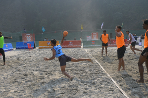 Uttarakhand, Maharashtra, and Kerala win on Day 1 of Beach Handball  competitions of the 38th National Games Uttarakhand 2025 in Shivpuri (Tehri) in Uttarakhand on Monday. Photo credit: SAI Media