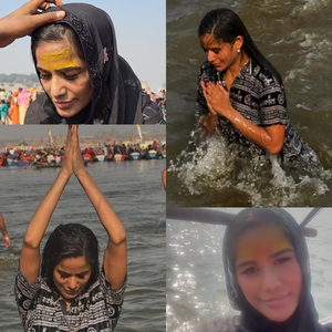 Poonam Pandey seeks redemption with Maha Kumbh dip after 'death drama' controversy