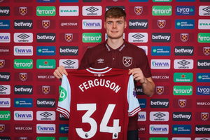 West Ham United sign talented Irish striker Evan Ferguson on loan from Brighton