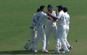 Nidheesh, Anshul, Chintan shine on the opening day of the Ranji Trophy quarterfinal matches across centres on Saturday. 