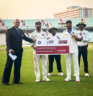Shardul Thakur’s fiery spell propels Mumbai into the semifinals of the Ranji Trophy at the Eden Gardens in Kolkata on Tuesday. Photo credit: MumbaiCricAssoc