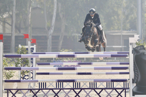 Top stars in fray as Showjumping event of National Equestrian Championship (NEC) 2025 kicks off in Meerut on Tuesday. Photo credit: EFI