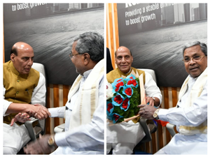 Siddaramaiah’s inviting me to Global Investors’ meet declares his statesmanship. Rajnath Singh