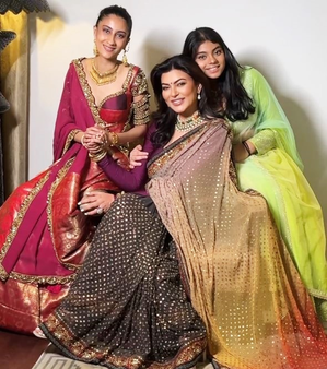 Sushmita Sen thanks ‘darling friend’ Neeta Lulla for dressing her ‘princesses’ 
