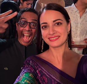 Dia Mirza's art filled weekend includes a heartfelt tribute to Zakir Hussain