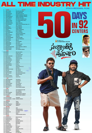 Director Anil Ravipudi pens emotional post as Sankrathiki Vasthunam completes 50-day run in theatres	
