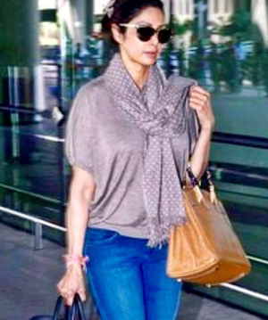 Boney Kapoor remembers Sridevi’s classic airport look