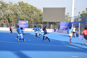Hockey Mizoram win, Hockey Bengal held to draw on Day 7 of 15th Hockey India Senior Women National Championship 2025 at the Tau Devi Lal Hockey Stadium in Panchkula on Friday. Photo credit: Hockey India 