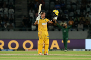 Shane Watson slams third ton to propel Australia Masters to 137-run win in the International Master League (IML) in Vadodara on Friday. Photo credit: IML