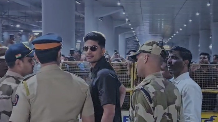 Shubman Gill arrives in Mumbai after winning Champions Trophy in Dubai. IANS photo