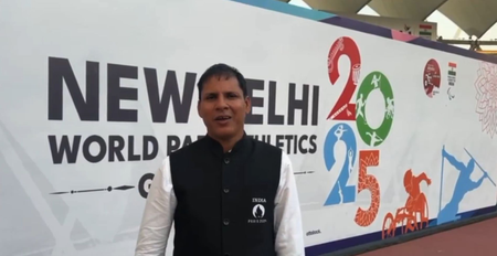 World Para Athletics Grand Prix 2025 kicks off in New Delhi on Tuesday. Photo credit: SAI Media videograb