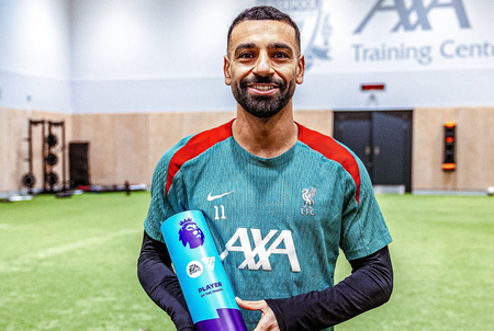 Liverpool's Mohamed Salah wins seventh Player of the Month award, matches Harry Kane, Sergio Aguero's feats in Premier League. Photo credit: Premier League