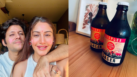 Surbhi Chandna relishes Goan Beer and enjoys a pampered Holi celebration with hubby Karan Sharma