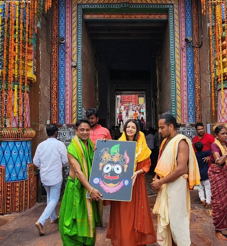 Bhagyashree shares glimpses from her Jagannath Puri visit	