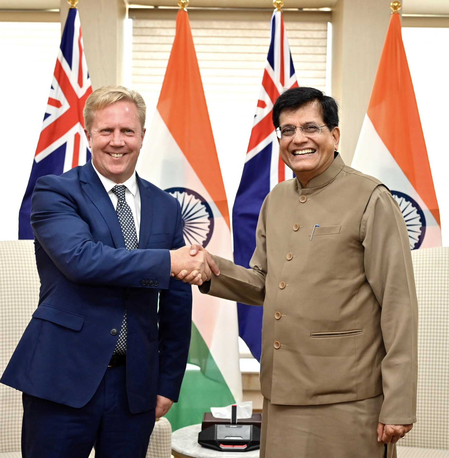 India, New Zealand aim to sign FTA this year