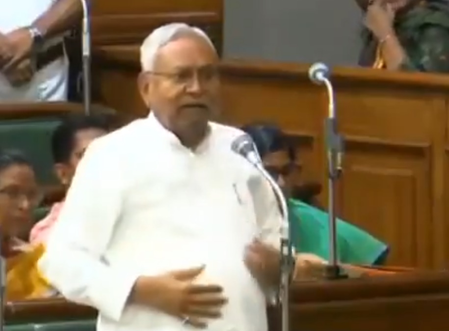 Uproar in Bihar Assembly over CM Nitish Kumar's national anthem row