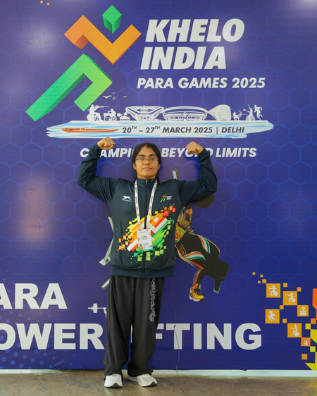 Jaspreet Kaur, Manish break powerlifting records; TN, Haryana share lead on the fourth day of the Khelo India Para Games 2025 in New Delhi on Sunday. Photo credit: SAI Media
