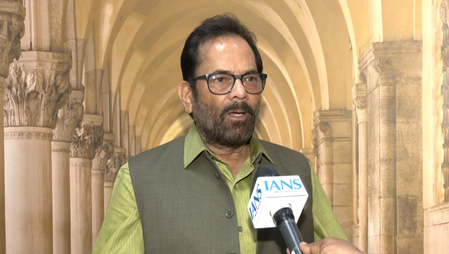 BJP's Mukhtar Abbas Naqvi slams Akhilesh Yadav's 'fragrance vs stench' remark