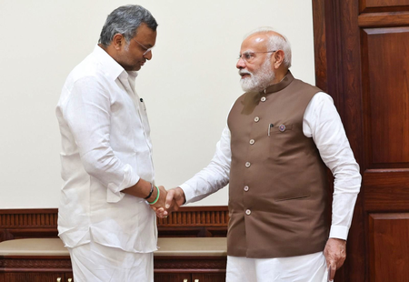 Karti Chidambaram meets PM Modi, proposes national task force to tackle stray dog issue
