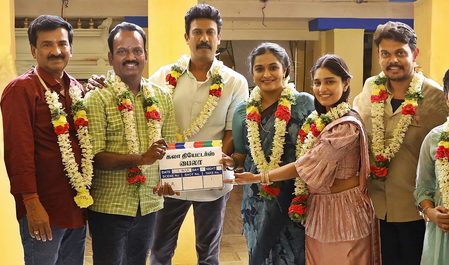 Work on Samuthirakani, Remya Nambeesan-starrer ‘Baila’ begins in Rameswaram