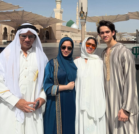 Jannat Zubair and family celebrates Eid in Medina
