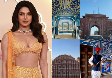 Priyanka Chopra's Jaipur trip includes a visit to the Hawa Mahal