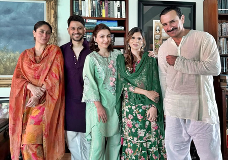 Saif and Kareena celebrate their first Eid with family following the stabbing incident 