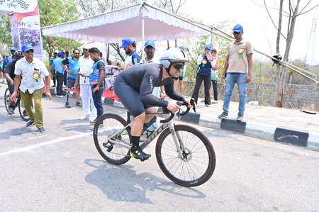 Huafrid Billimoria gains the right to participate in international para-triathlon and para-cycling events