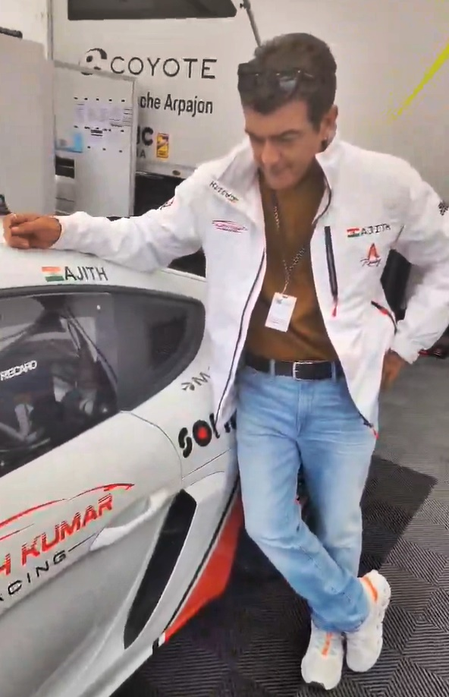 Ajith back in Europe to prepare for GT4 European series