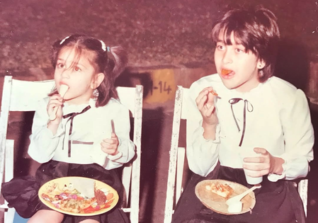 Karisma Kapoor shares adorable twinning moment with Kareena in a cute childhood picture