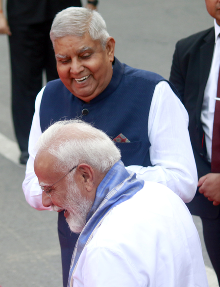 Wishing him good health: PM Modi on Jagdeep Dhankhar's resignation