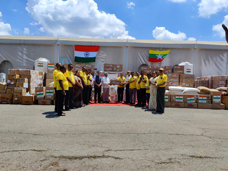 Operation Brahma: Quake-hit Myanmar continues to receive relief aid from India