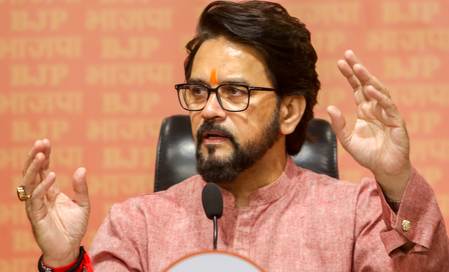 ED case: Anurag Thakur calls National Herald as ‘ATM of Congress’