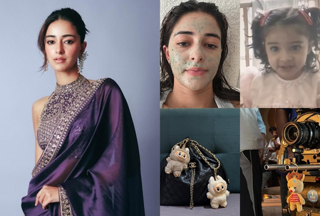 Ananya Panday shares rare moments from her camera roll 