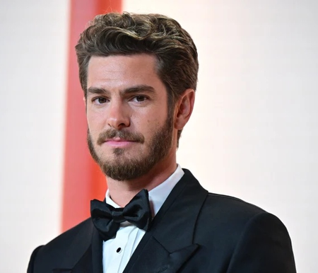Andrew Garfield gets emotional as he honours family lost in Holocaust