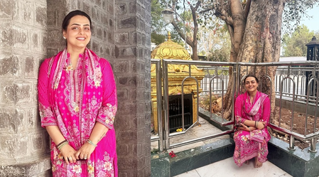Shilpa Shirodkar relives some cherished childhood memories as she offers prayers in Shirdi	