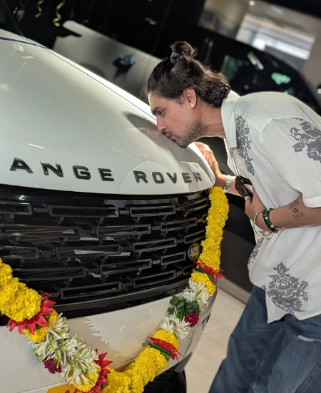 Ankit Gupta welcomes home new set of luxury wheels