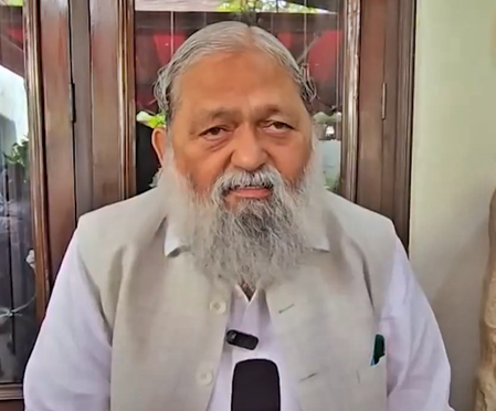 This is time of war, says Haryana Minister Anil Vij