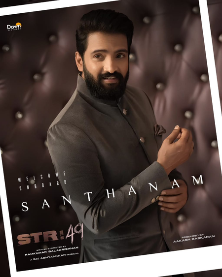 Santhanam comes onboard Simbu’s film with director Ramkumar