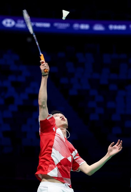 China tops group, advances to Sudirman Cup knockouts with win over Thailand. Photo credit: Xinhua
