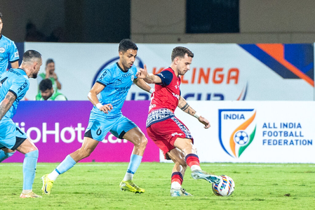 Rei Tachikawa strike takes Jamshedpur FC into maiden final with victory over Mumbai City FC in the Kalinga Super Cup at the Kalinga Stadium, in Bhubaneswar on Wednesday. Photo credit: AIFF