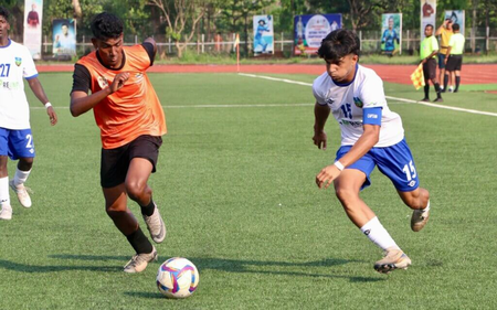 Kerala win second match in a row in the Swami Vivekananda U20 Men’s National Football Championship at the Ramakrishna Mission Ashrama Ground in Narainpur (Chhattisgarh) on Thursday. Photo credit: AIFF