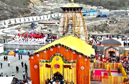 Kedarnath temple doors open for devotees after long wait, Char Dham yatra begins
