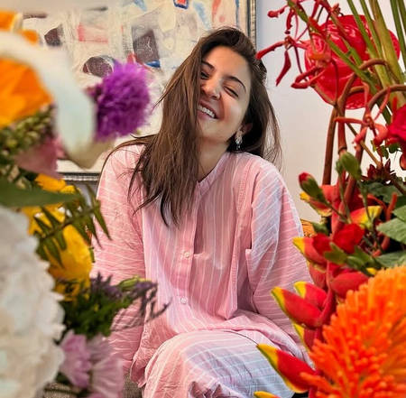 Anushka Sharma shares a glimpse of her birthday celebrations filled with flowers