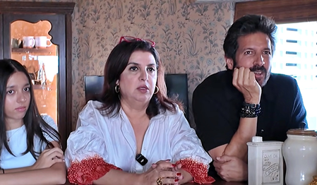 Farah Khan reveals SRK’s reaction on shooting with her cook .(photo:youtube.com/@FarahKhanK)