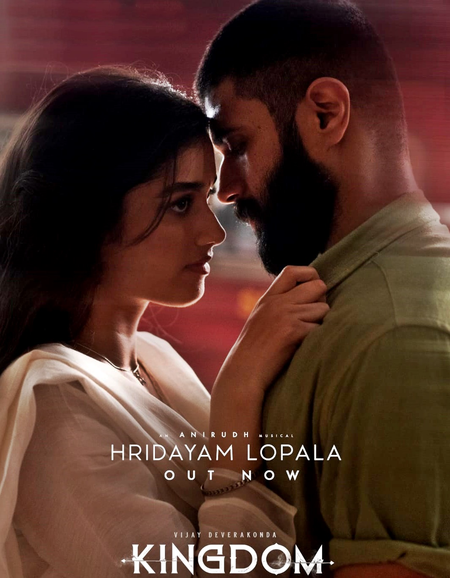 Melliflous first single 'Hridayam Lopala' from Vijay Deverakonda's 'Kingdom' promises gripping story in store!