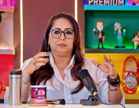 This is what Geeta Kapur has to say about reality shows being scripted or not. (photo :BHARTI TV)