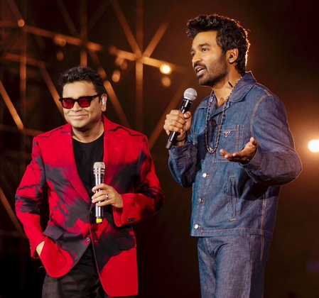 Dhanush surprises the audience at A. R. Rahman’s Mumbai concert