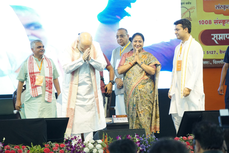 HM Amit Shah hails PM Modi's efforts for resurgence of Sanskrit